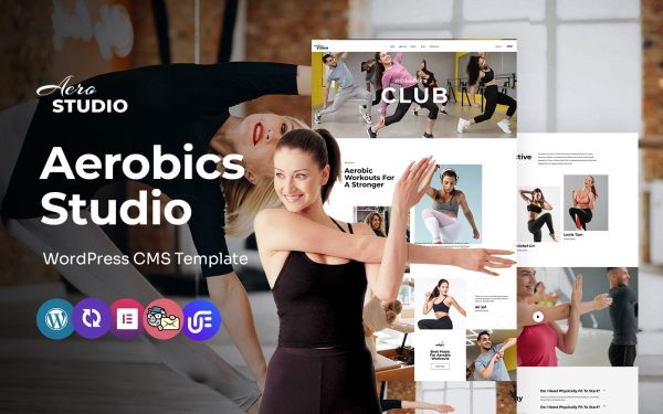 Aero Studio - Aerobics Classes Multipurpose WordPress Elementor Theme - Image 1