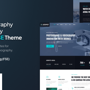 Aeropict – Drone Aerial Photography & Videography FSE WordPress Theme