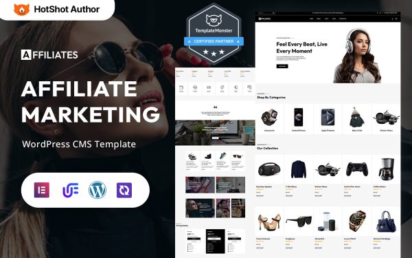 Affiliates - Affiliate Marketing & Monetization WordPress Elementor Theme - Image 1