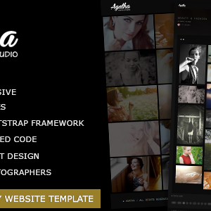 Agatha - Photography Portfolio Website Template