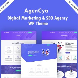 Agencya - Digital Marketing & SEO Agency WordPress Theme