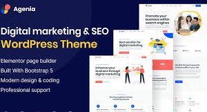 Agenia - SEO and Digital Marketing Agency WordPress Theme