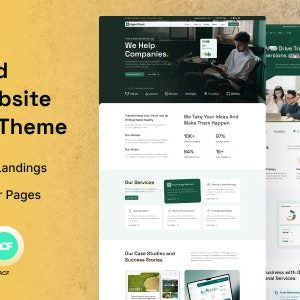 Agenshark - Startup Agency Elementor WordPress Theme