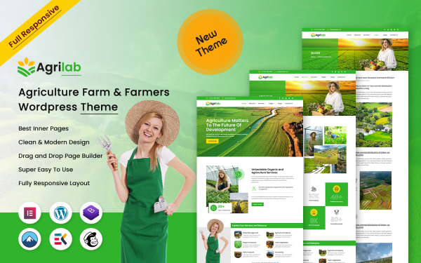 Agrilab - Agriculture Farm & Farmers WordPress Theme - Image 1