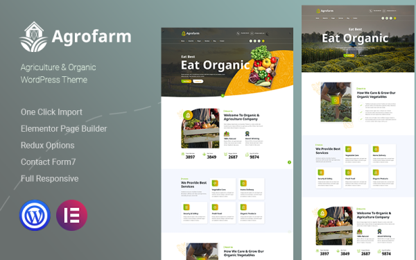 Agrofarm – Agriculture & Organic WordPress Theme - Image 1