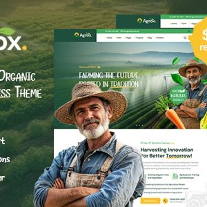 Agrox - Agriculture Organic Farming WordPress Theme