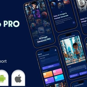AI Image Generator - Flutter - Android - iOS