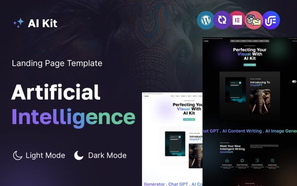 AI Kit - Artificial Intelligence WordPress Landing Page - Image 1