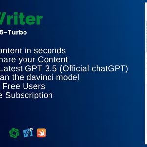 AI Writer for IOS - AI Content Writer based on ChatGPT GPT 3.5 and OpenAI | IOS Swift Full Applicati