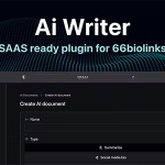 AI - Writing Assistant, Image Generator, Speech to Text - 66biolinks, 66toolkit Plugin