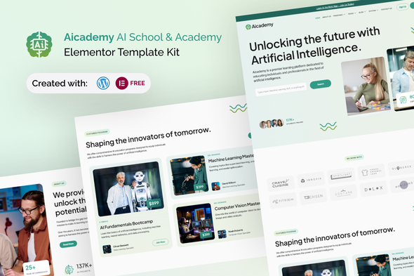 Aicademy ai school academy elementor template kit v10 gplpixel 1.jpg