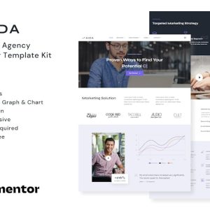 AIDA - Marketing Agency Elementor Template Kit