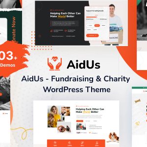 AidUs - Fundraising & Charity WordPress Theme