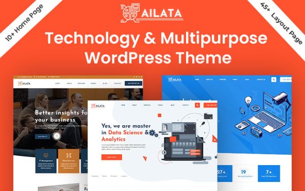 Ailata - Data Science, Artificial Intelligence & IT Solution WordPress Theme - Image 1