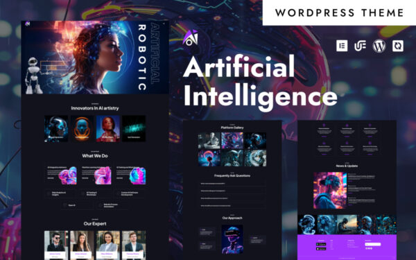 Aio - Artificial Intelligence & Machine Learning WordPress Elementor Theme - Image 1