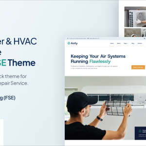 Airify – HVAC Repair Service FSE WordPress Theme