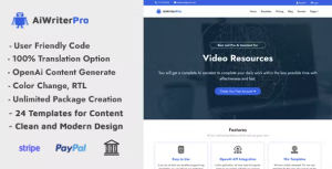Aiwriterpro powerful ai content generator and writing assistant with saas .png