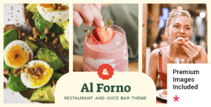 Al forno restaurant and juice bar theme gplpixel.png