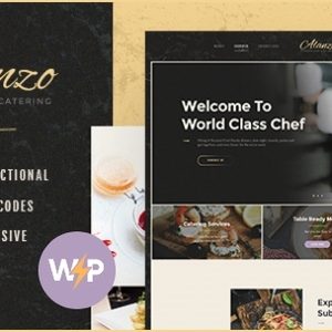 Alanzo | Personal Chef & Wedding Catering Event WordPress Theme