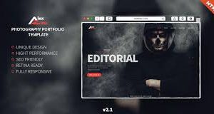 Alex Zane Photo Portfolio WordPress Theme
