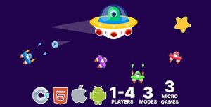 Alien ship 1 4 player mode 3 modes 3 games construct 3 c3p gplpixel.jpg