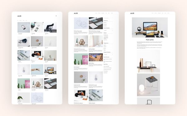 Alio - Minimal Portfolio WordPress Theme - Image 1