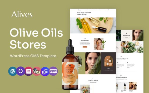 Alives - Olive Oil Multipurpose WordPress Elementor Theme - Image 1