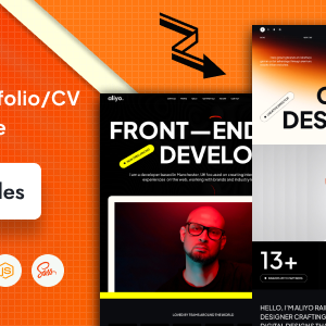 Aliyo - Personal Portfolio/CV Html Template