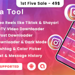 All in one Insta Tool - Video Reels, Downloader & Shayari