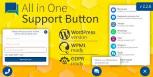 All in one support button callback request whatsapp messenger telegram .jpg