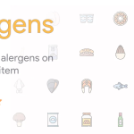 Allergens on each menu item - Mobidonia
