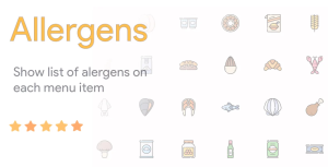 Allergens on each menu item mobidonia codermarket.png