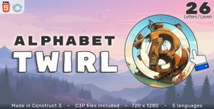Alphabet twirl html5 educational game gplpixel.jpg