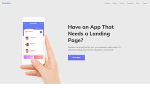 Amazinx mobile app responsive one page wordpress theme.jpg