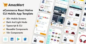 Amazmart react native cli ecommerce mobile app template codermarket.jpeg