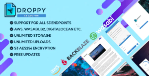 Amazon s3 droppy online file transfer and sharing codermarket.png