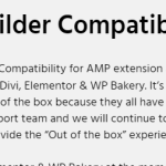 AMP Page Builder Compatibility