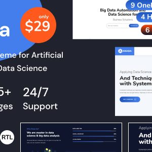 Anada - Data Science & Analytics WordPress