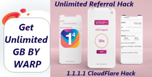 Android app for getting unlimited warp data on cloudflares 1111 .png