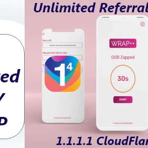 Android app for getting unlimited WARP+ data on Cloudflare's 1.1.1.1