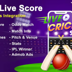 Android Cricket App - Cricket live score with Admob (version - 4) (Android 12 Supported)