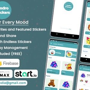 Android WhatsApp Stickers With Admin Panel