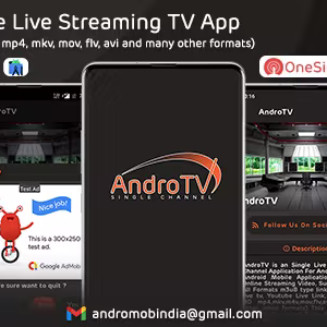 AndroTV - Android Single TV App (Live Streaming) with Admob & FAN