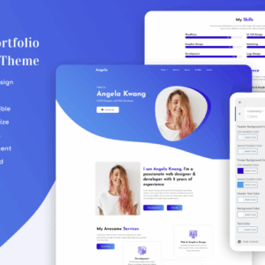 Angela - New Personal Portfolio WordPress Theme