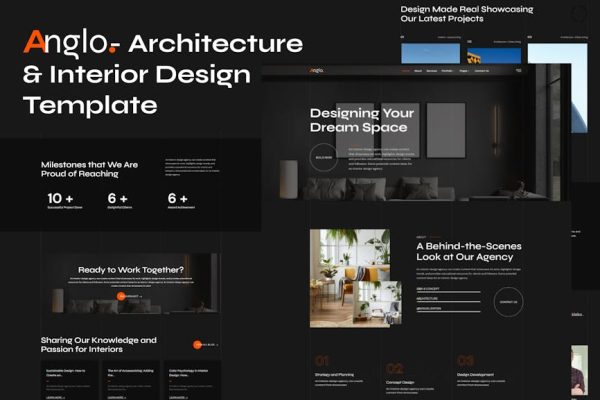 Anglo - Architecture & Interior Design Elementor Template Kit - Image 1