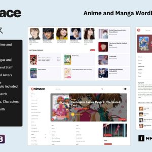 ANIMACE - Anime and Manga WordPress Theme + RTL