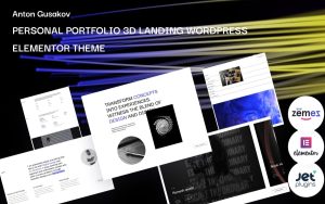 Anton gusakov personal portfolio 3d landing wordpress elementor theme.jpg