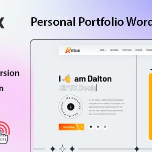Antux - Personal Portfolio WordPress Theme