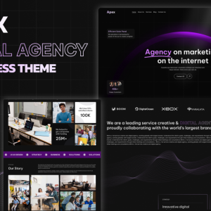Apex - Creative Portfolio & Digital Agency WordPress Theme