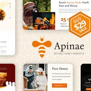 Apinae - Beekeeping and Honey Shop Theme